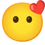وجه يرسل قبلة + وجه بدون فم