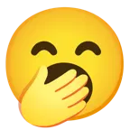 وجه يقبّل بعينين باسمتين + وجه متثائب