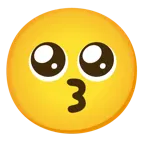 وجه يقبّل بعينين باسمتين + وجه ملتمس