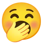 وجه يقبّل بعينين مغلقتين + وجه متثائب