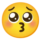 وجه يقبّل بعينين مغلقتين + وجه ملتمس