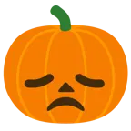 disappointed face + jack-o-lantern