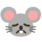 disappointed face + mouse face