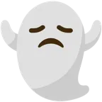 disappointed face + ghost