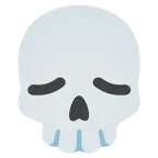 disappointed face + skull