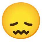 disappointed face + confounded face