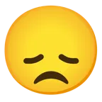 disappointed face + angry face