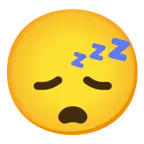disappointed face + sleeping face