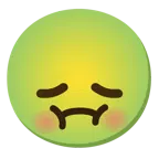 disappointed face + nauseated face