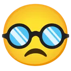 disappointed face + disguised face