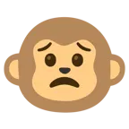 cara preocupada + cara de mono