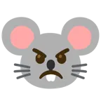 angry face + mouse face