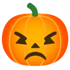 enraged face + jack-o-lantern