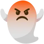 enraged face + ghost