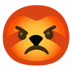 enraged face + sloth