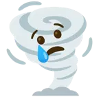 cara llorando + tornado