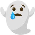 cara llorando + fantasma