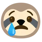 cara llorando + perezoso