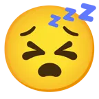cara desesperada + cara durmiendo