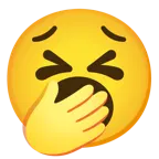 cara desesperada + cara de bostezo