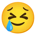 cara desesperada + cara sonriente con lágrima