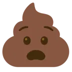 udręczona twarz + kupa