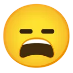 erschöpftes Gesicht + ausdrucksloses Gesicht
