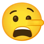 erschöpftes Gesicht + lügendes Gesicht