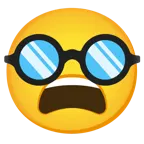 erschöpftes Gesicht + verkleidet