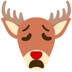 erschöpftes Gesicht + Hirsch