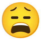 müdes Gesicht + ausdrucksloses Gesicht