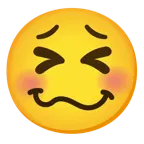 müdes Gesicht + schwindeliges Gesicht