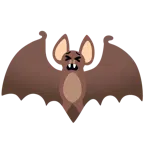 müdes Gesicht + Fledermaus