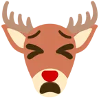 müdes Gesicht + Hirsch