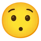 आश्चर्यचकित चेहरा + आश्चर्यचकित चेहरा