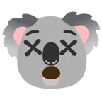 benommenes Gesicht + Koala