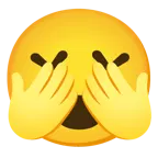benommenes Gesicht + sich die Augen zuhaltendes Affengesicht