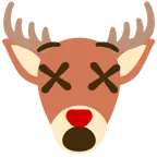 benommenes Gesicht + Hirsch