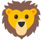 ağzı olmayan yüz + aslan