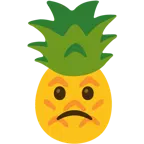 biraz asık surat + ananas