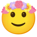 hafifçe gülümseyen yüz + lale