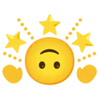 cara al revés + estrella brillante