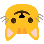 cara al revés + cara de gato