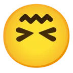 cara al revés + cara de frustración