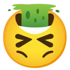 cara al revés + cara vomitando
