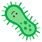 cara al revés + microbio