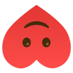 cara al revés + palo de corazones