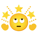 face with rolling eyes + glowing star