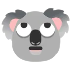 face with rolling eyes + koala