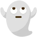 face with rolling eyes + ghost